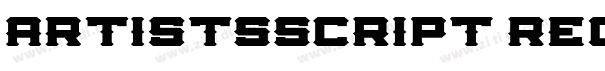 ArtistsScript Regula字体转换
